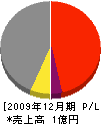 花田建設 損益計算書 2009年12月期