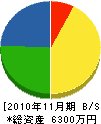 杉田工業所 貸借対照表 2010年11月期