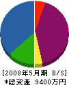 坂田建設 貸借対照表 2008年5月期