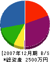 戸塚産業 貸借対照表 2007年12月期