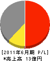 坂田電機 損益計算書 2011年6月期