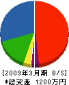 松原建具製作所 貸借対照表 2009年3月期