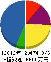 ホーチキ佐賀 貸借対照表 2012年12月期