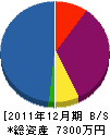 柴康土建 貸借対照表 2011年12月期