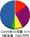 栄建 貸借対照表 2008年10月期