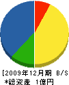 田中運輸建設 貸借対照表 2009年12月期