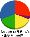 加藤工務店 貸借対照表 2009年12月期