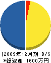 宮浦石材店 貸借対照表 2009年12月期