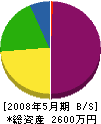 橋本組 貸借対照表 2008年5月期