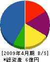 昭和造園 貸借対照表 2009年4月期