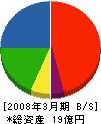 新潟新日軽 貸借対照表 2008年3月期
