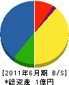 鈴木電気 貸借対照表 2011年6月期