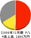 石川塗装 損益計算書 2008年12月期