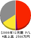 川崎建設 損益計算書 2008年12月期
