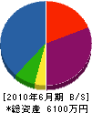 村田設備 貸借対照表 2010年6月期