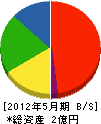 トミヨシ商会 貸借対照表 2012年5月期