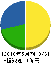 松島建設 貸借対照表 2010年5月期