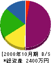 松阪電気商会 貸借対照表 2008年10月期
