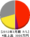 上士幌塗装 損益計算書 2012年3月期