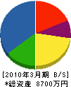 中日本電産 貸借対照表 2010年3月期