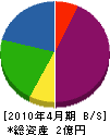 千代田興業 貸借対照表 2010年4月期