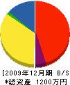 黒坂ポンプ店 貸借対照表 2009年12月期