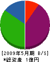 松本建材土木 貸借対照表 2009年5月期