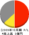 薄井工務店 損益計算書 2009年10月期