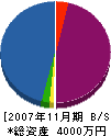 京都コンサルティングセンター 貸借対照表 2007年11月期