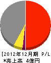 沢田建設 損益計算書 2012年12月期