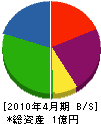神岡組 貸借対照表 2010年4月期