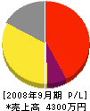 飯塚板金工業 損益計算書 2008年9月期