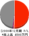 橋本工務店 損益計算書 2008年12月期
