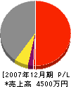 山田興産 損益計算書 2007年12月期