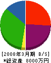 丸元吉田総業 貸借対照表 2008年3月期