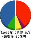 竹中道路 貸借対照表 2007年12月期
