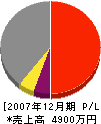永川組 損益計算書 2007年12月期