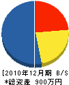 広島内装表具（同） 貸借対照表 2010年12月期