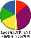 昭栄塗装工業 貸借対照表 2008年3月期