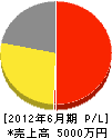 ふじ井電気工事 損益計算書 2012年6月期
