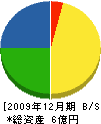 三愛通信 貸借対照表 2009年12月期