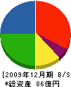 新潟クボタ 貸借対照表 2009年12月期