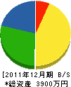 渡辺工作所 貸借対照表 2011年12月期
