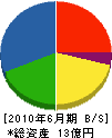 ヤシマ工業 貸借対照表 2010年6月期
