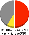 斉藤造園 損益計算書 2010年1月期
