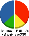 鎌田工業 貸借対照表 2009年12月期