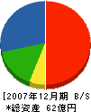 日本アルカテル・ルーセント 貸借対照表 2007年12月期