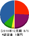 サンエー電磁社 貸借対照表 2010年12月期