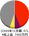 静岡ハウス製作所 損益計算書 2009年12月期