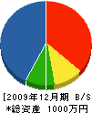 嵯峨座工務所 貸借対照表 2009年12月期